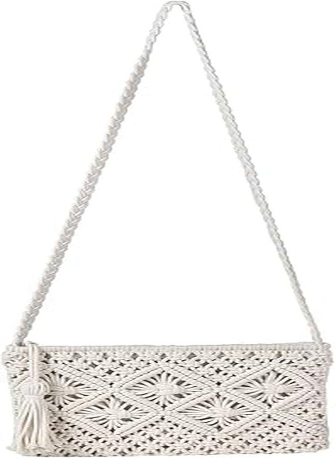 Urooz Macrame Women handmade crossbody sling bag/Tote Bags For Girls Women's Fashion Gift, - Image 3